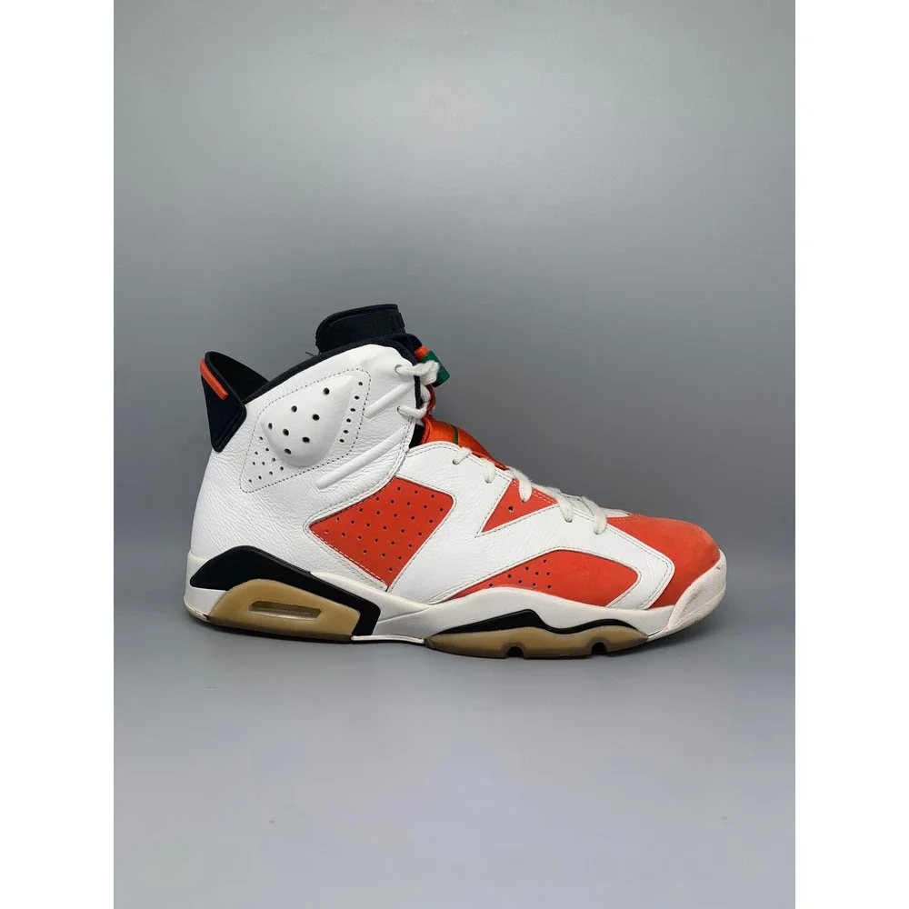 Jordan‎ 6 Retro Gatorade Orange White Basketball Shoes AJ5986-337 Men's Sz 12